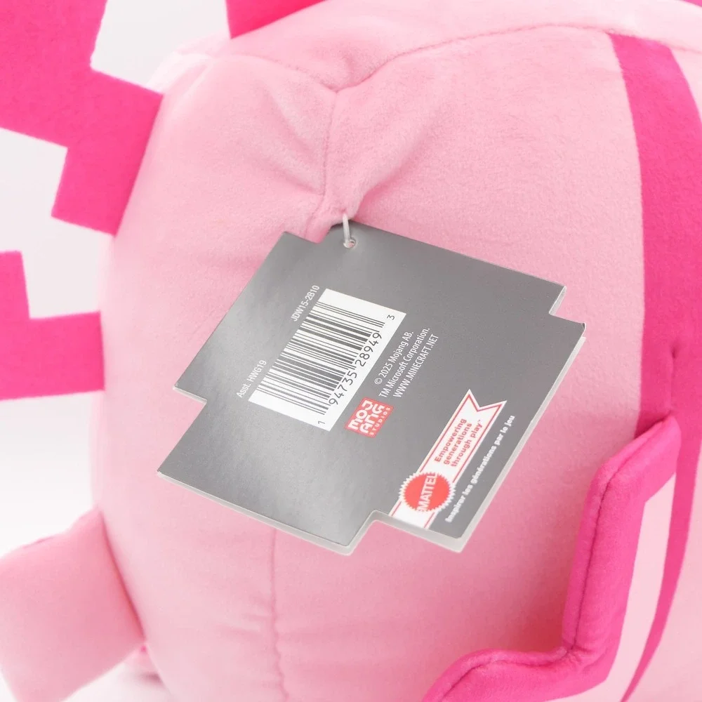 Mattel Minecraft Cuutopia Axolotl Pink 10